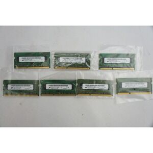 Micron 2GB RAM Laptop 7pc Lot Green PC3-12800S DDR3 SO-DIMM EUC